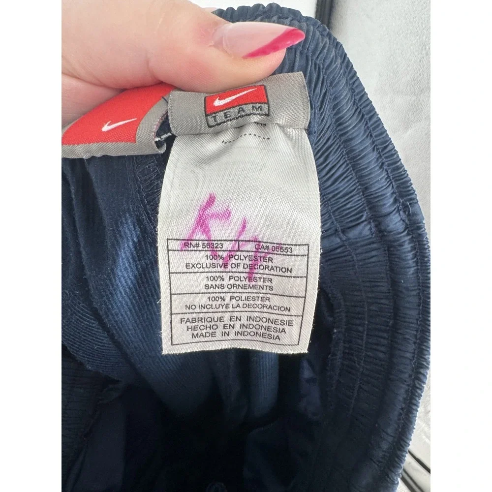 Nike WVU West Virginia Mountaineers Track Pants Mens Size XS Baggy Vintage Y2K
